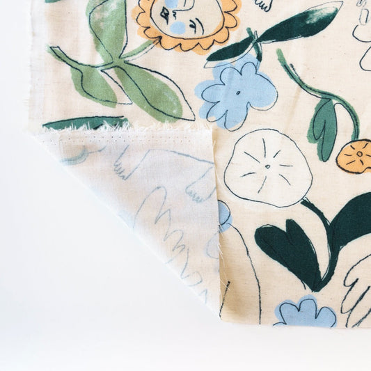 Viscose, cotton, linen - Printed by Julia GR