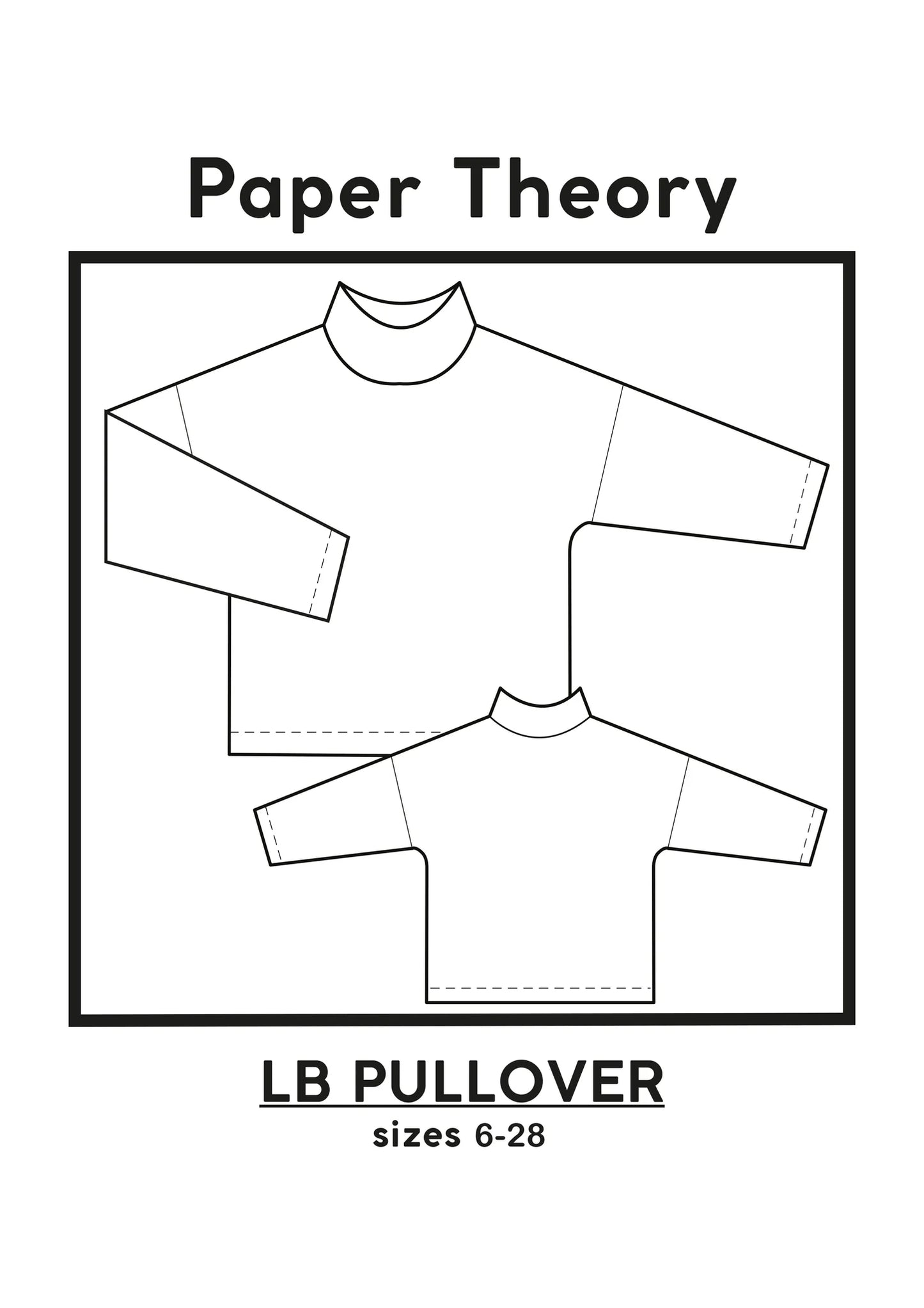 LB Pullover - Patron papier -  Paper Theory