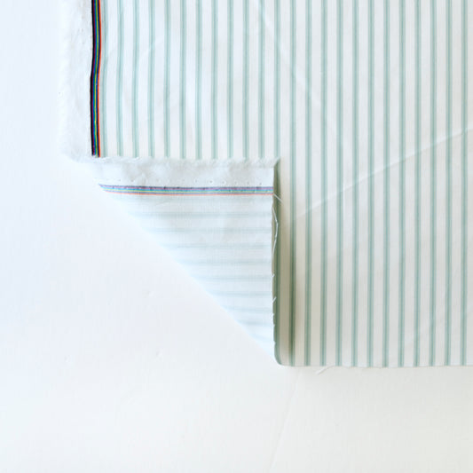 Cotton - Green Stripe