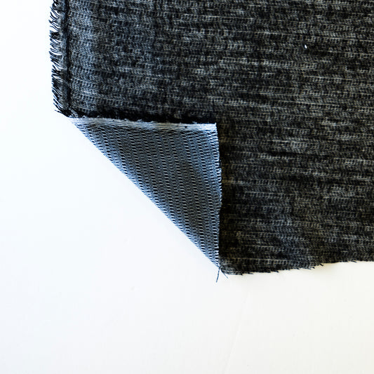 Woven iron-on interlining - black