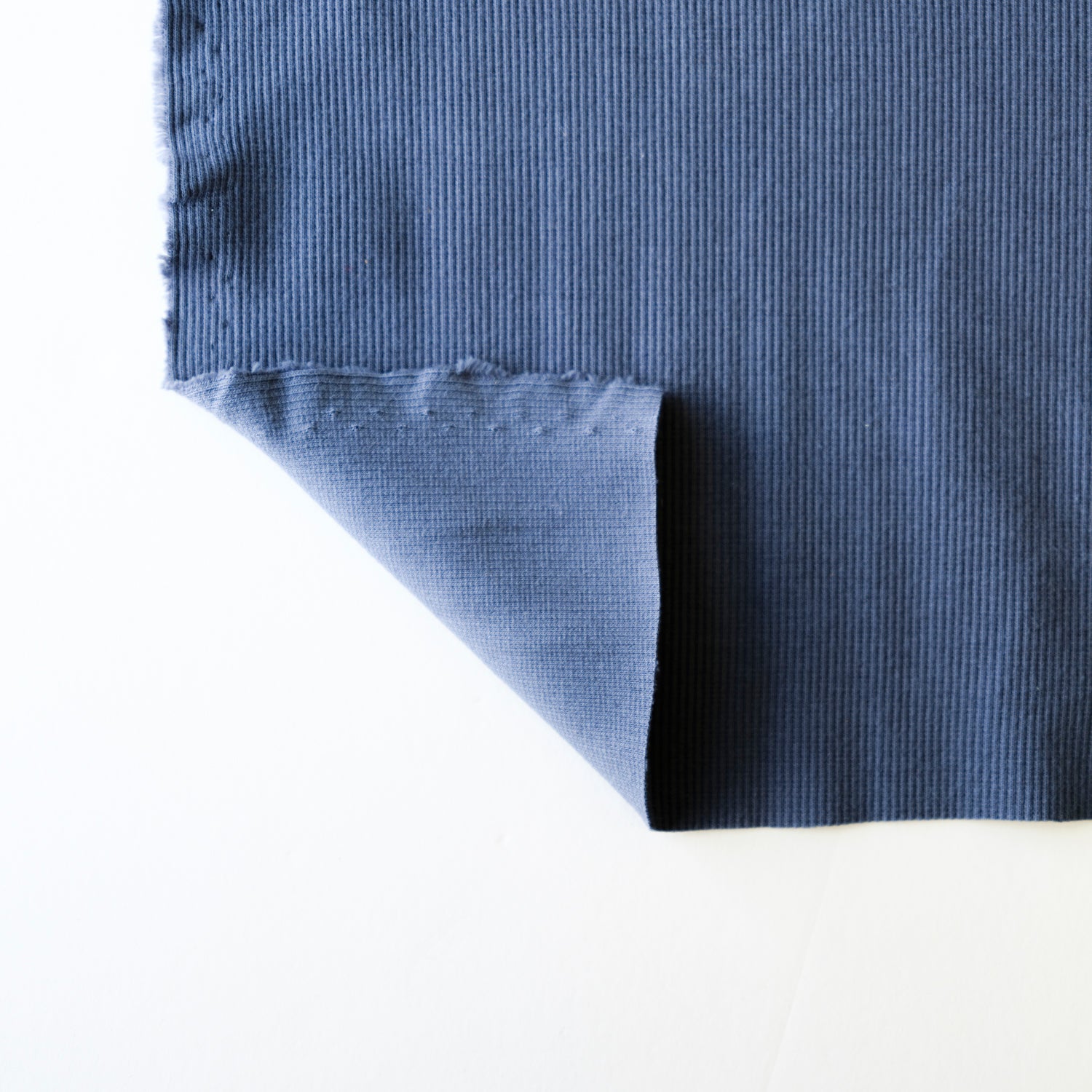 Fabric Ribbed Edge Ribbed edge - Stone Blue – Atelier Espace Fabrik